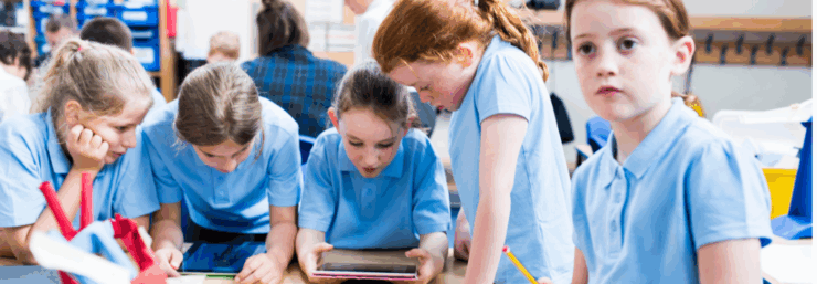 primary students in England
