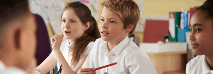 British primary school students